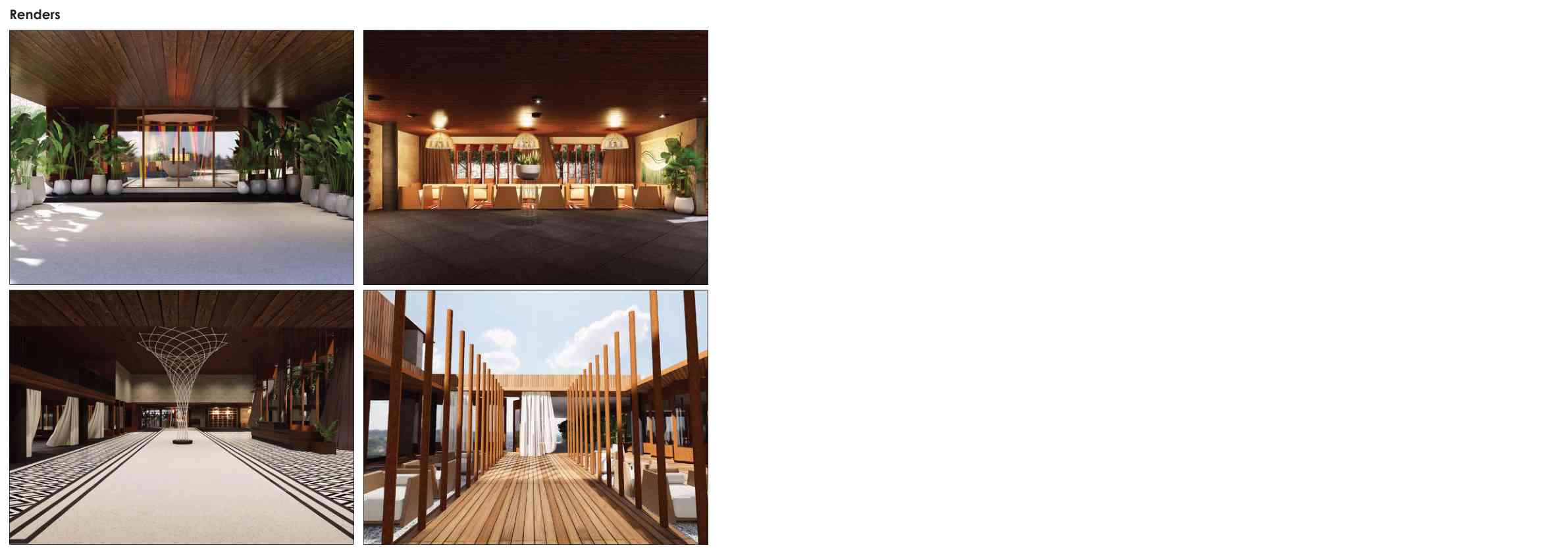Rendered views